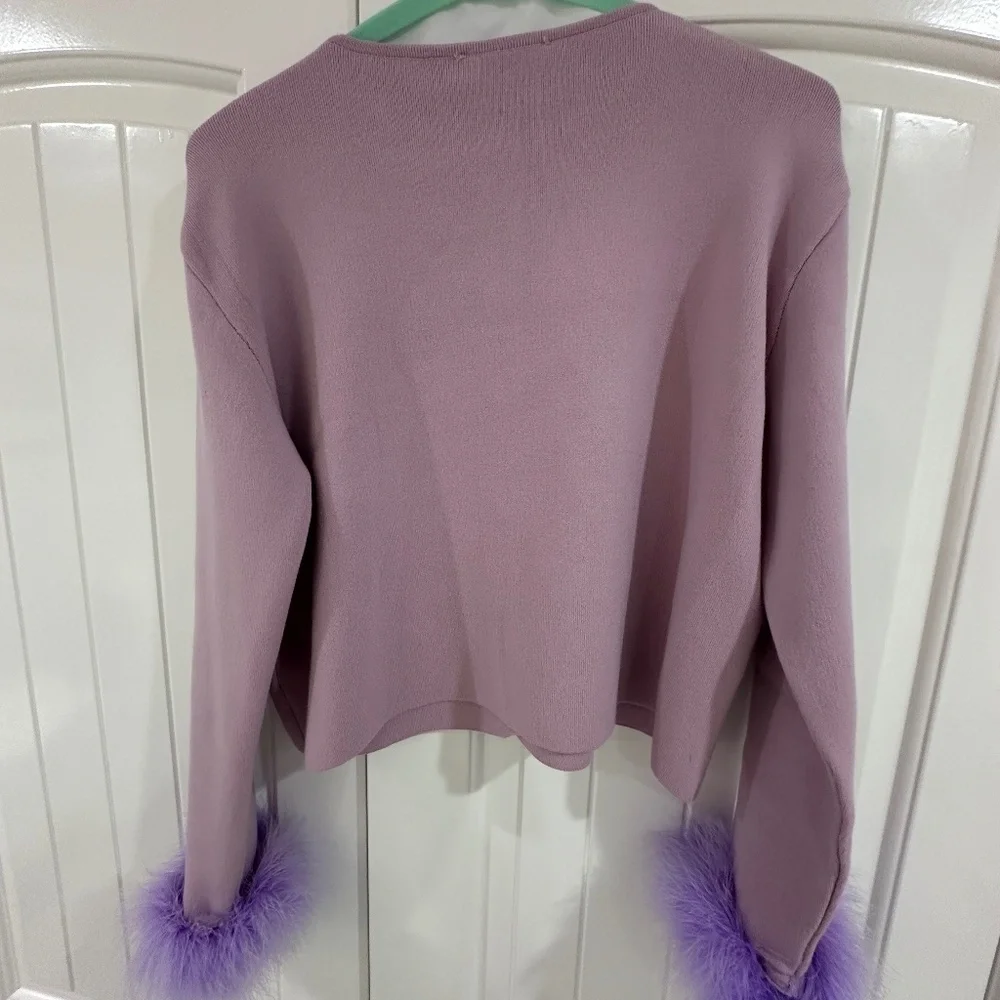 NWT SLEEPER Sweater Lavender - Picture 2 of 9